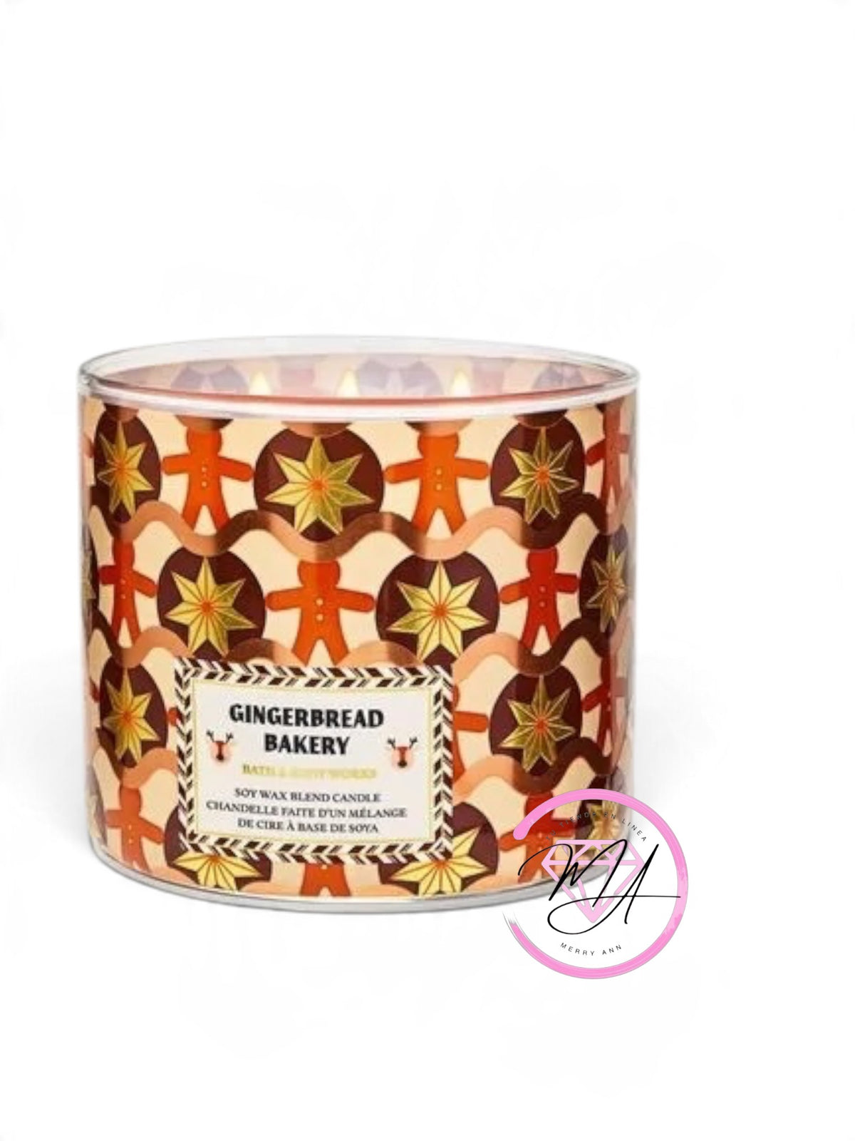 Vela 3 Mechas Gingerbread bakery