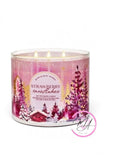 Vela 3 Mechas Strawberry snowflakes