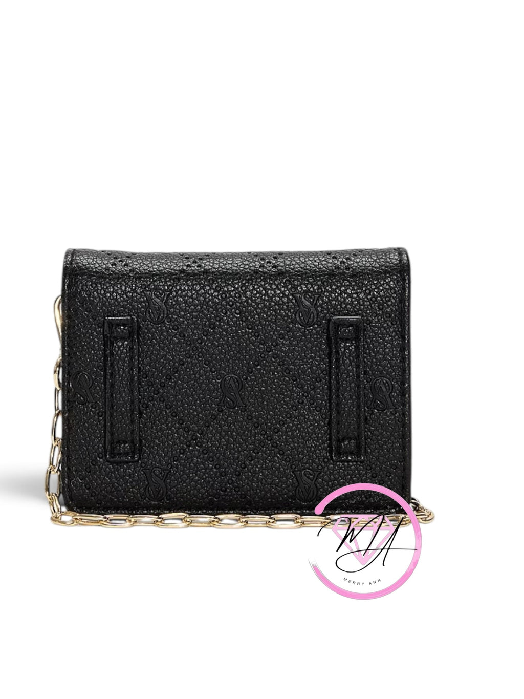 Billetera convertible con cadena Negra
