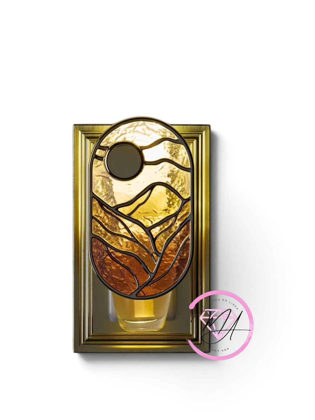 Difusor Vitral de montaña con control scent y luz