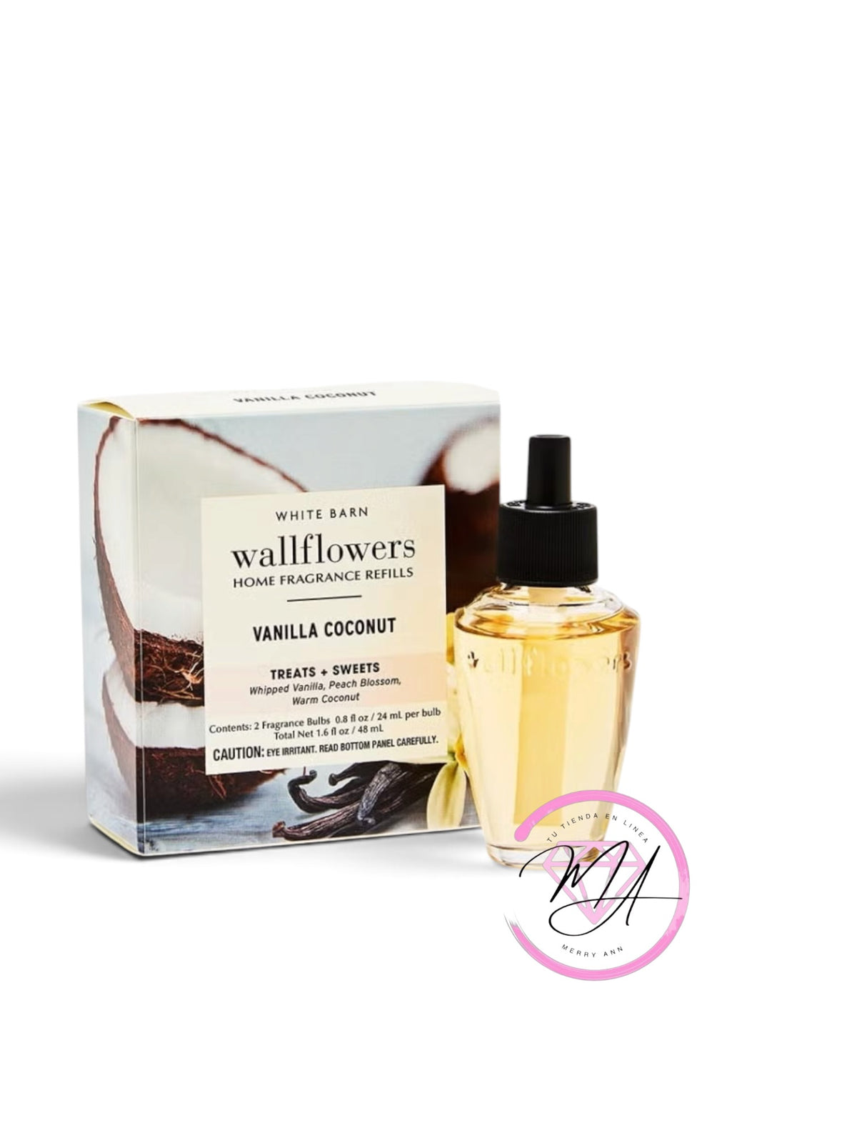 Wallflowers VANILLA COCONUT caja con 2