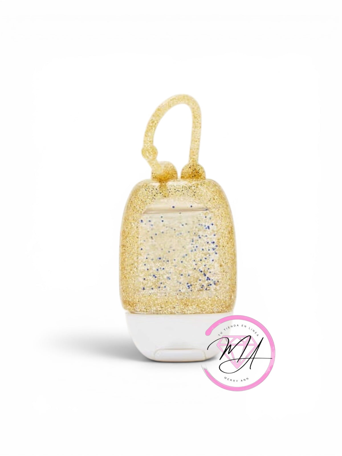 Holder Sencillo Dorado Brillos