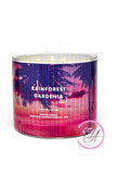 Vela 3 Mechas Rainforest gardenia