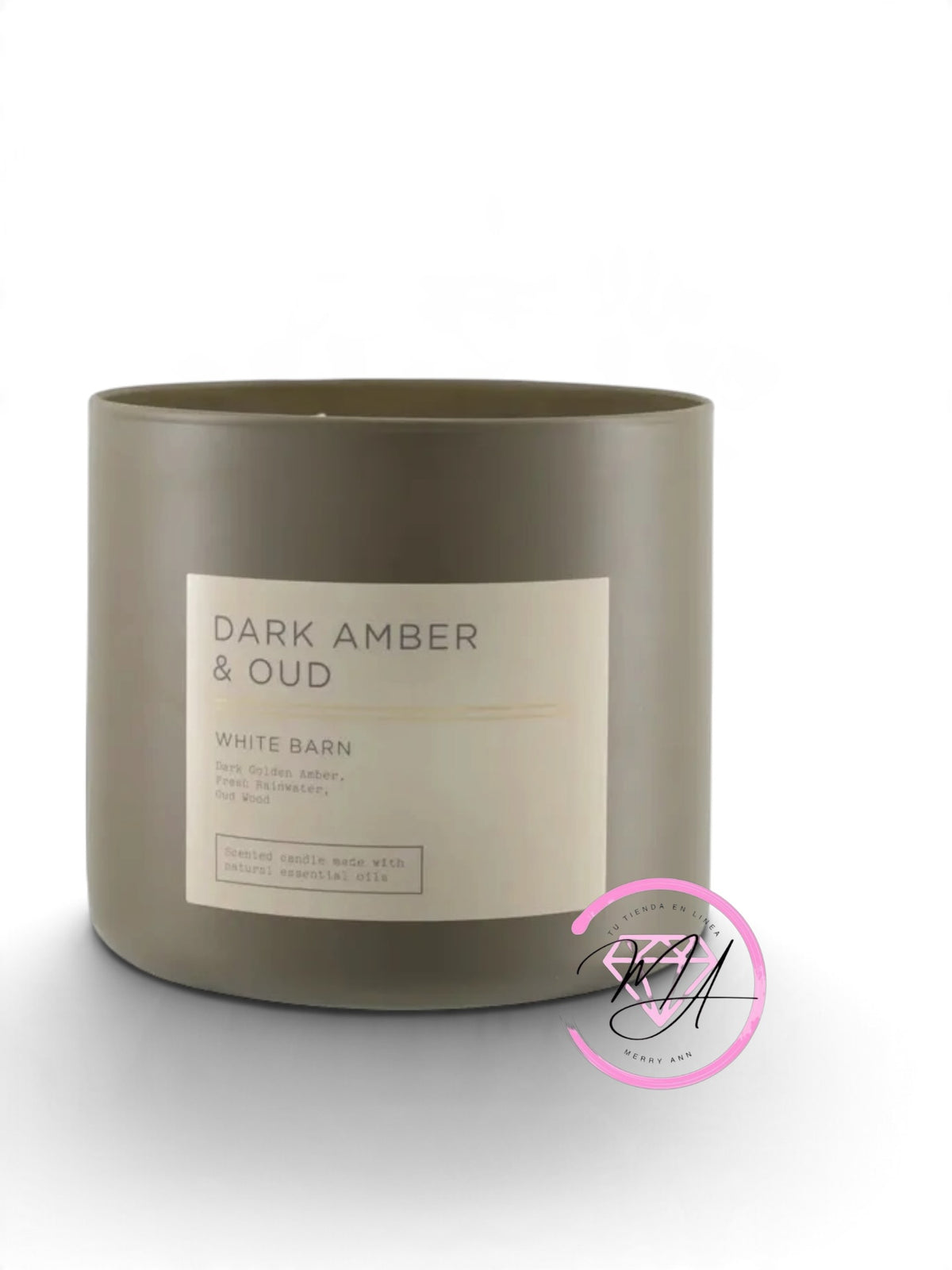Vela 3 Mechas Dark amber & oud