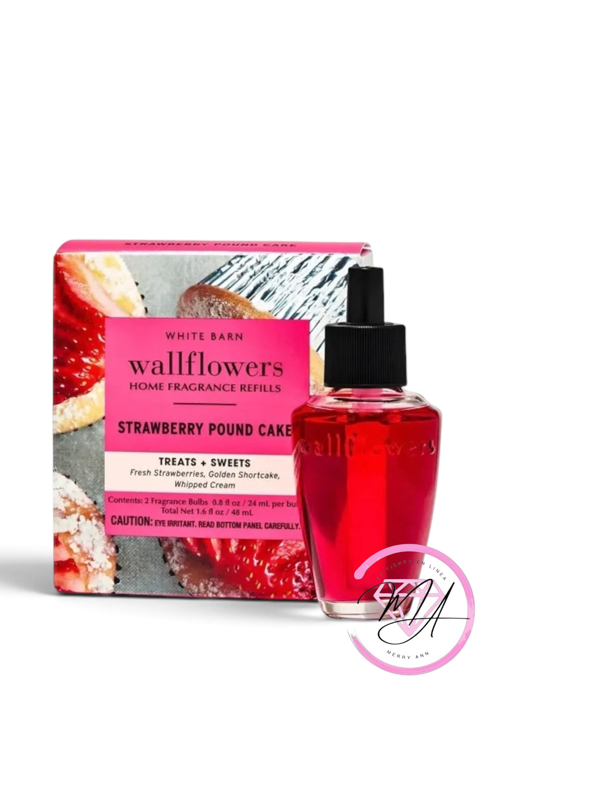 Wallflowers STRAWBERRY POUND CAKE caja con 2