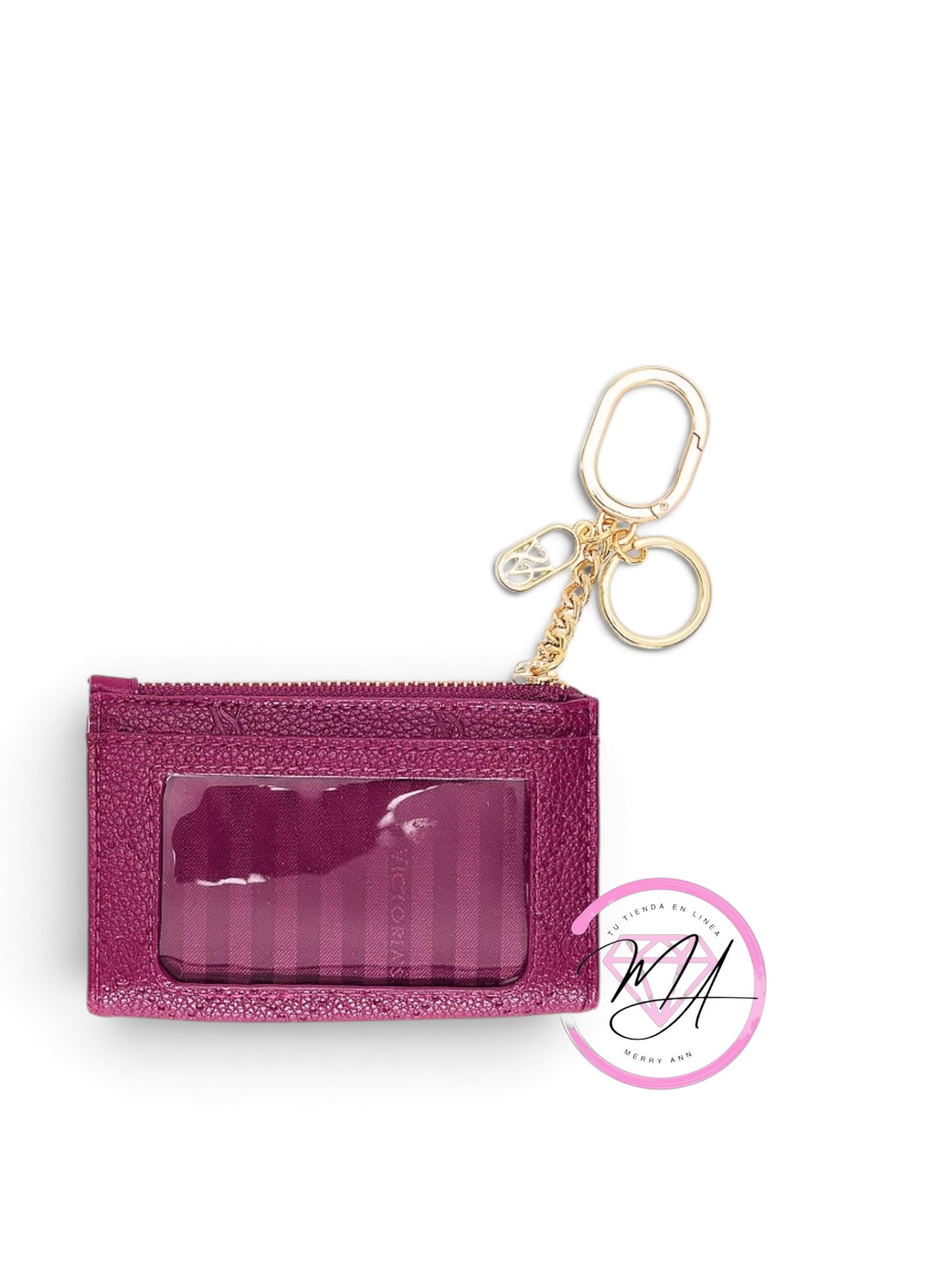 Llavero con tarjetero plegable Pink Foyard