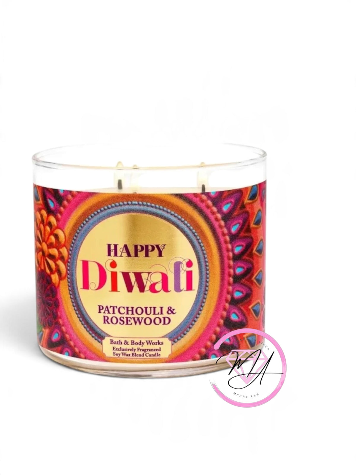 Vela 3 Mechas Happy Diwali