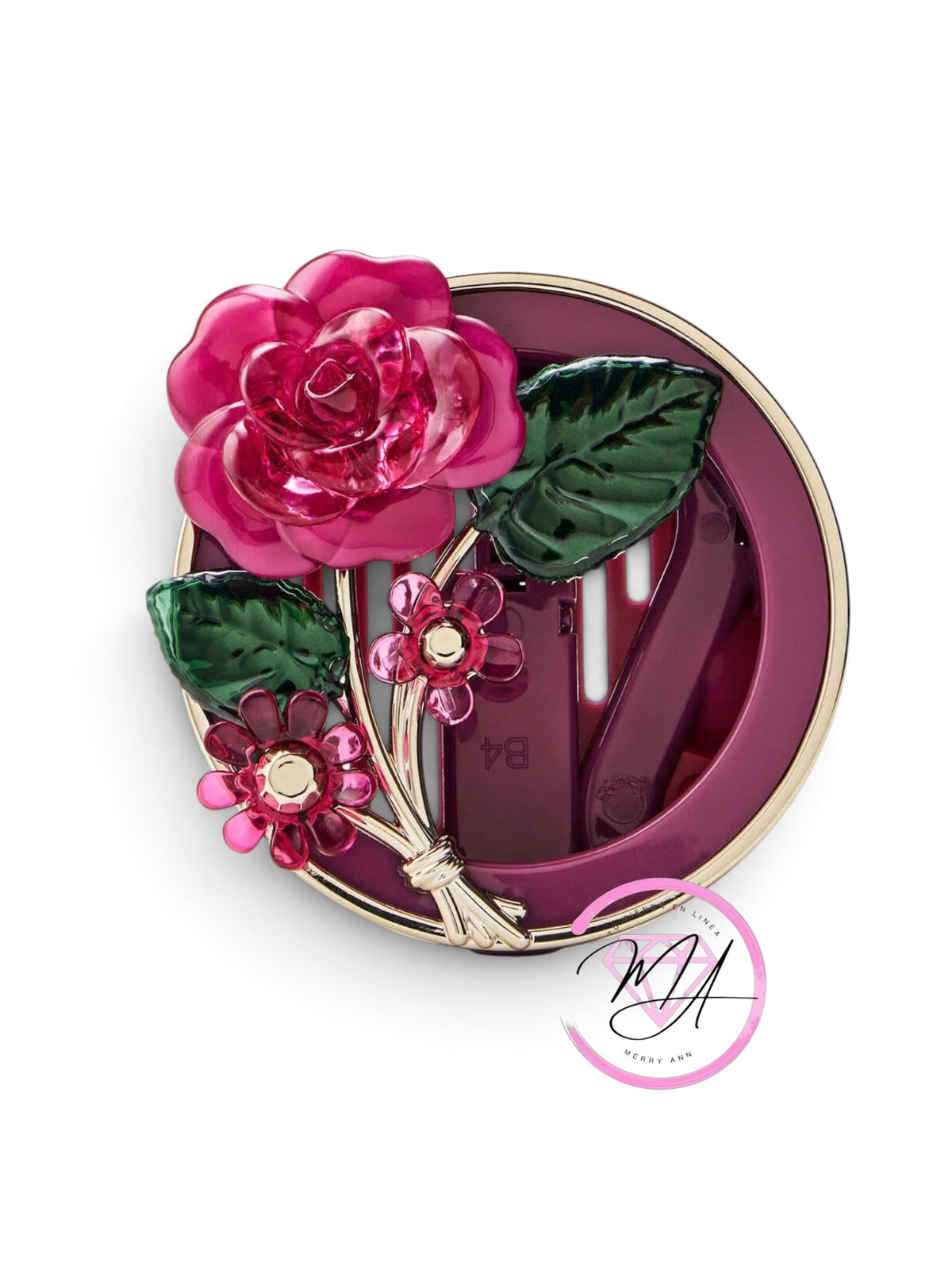 Base para aroma de carro Floral