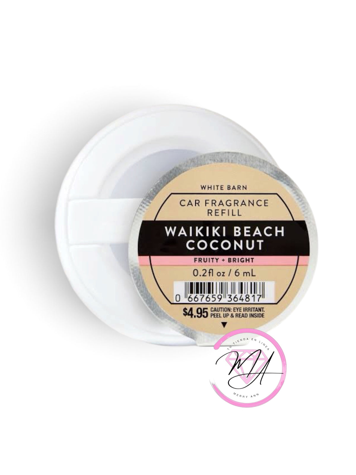 Car Fragrance Refill Waikiki beach coconut