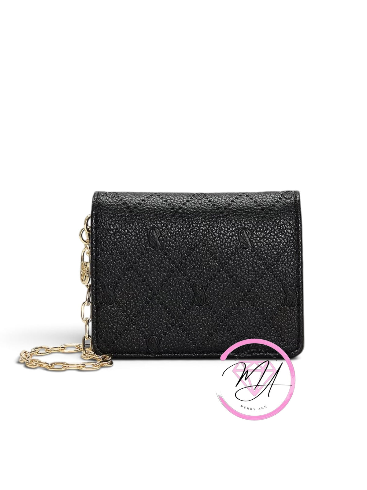 Billetera convertible con cadena Negra