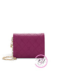 Billetera convertible con cadena Rosa