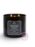 Vela 3 Mechas Mahogany teakwood intense