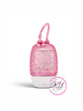 Holder Sencillo Rosa Brillos