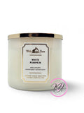Vela 3 Mechas White pumpkin