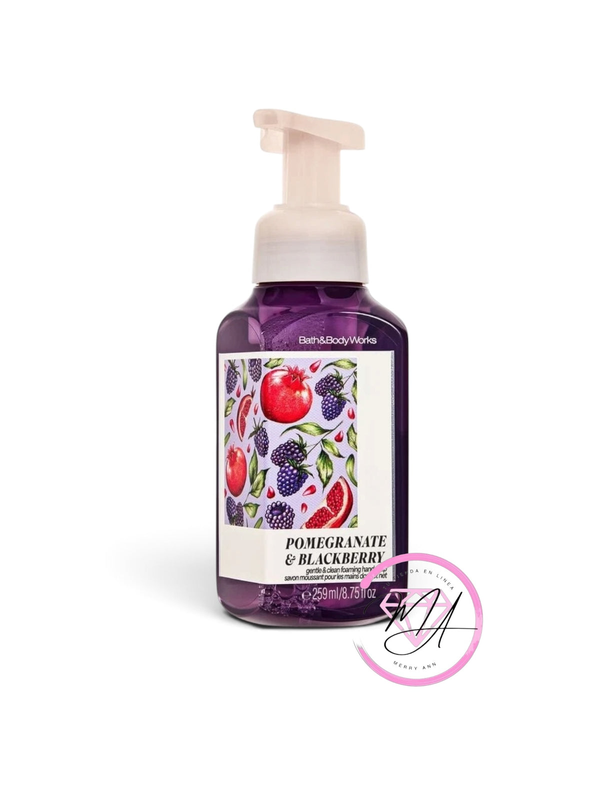 Jabón Para Manos Espumoso Pomegranate & Blackberry