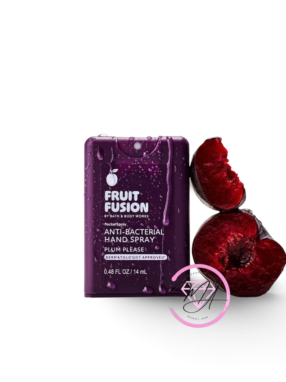 Anti-bacterial de manos en spray FRUIT FUSION PLUM PLEASE