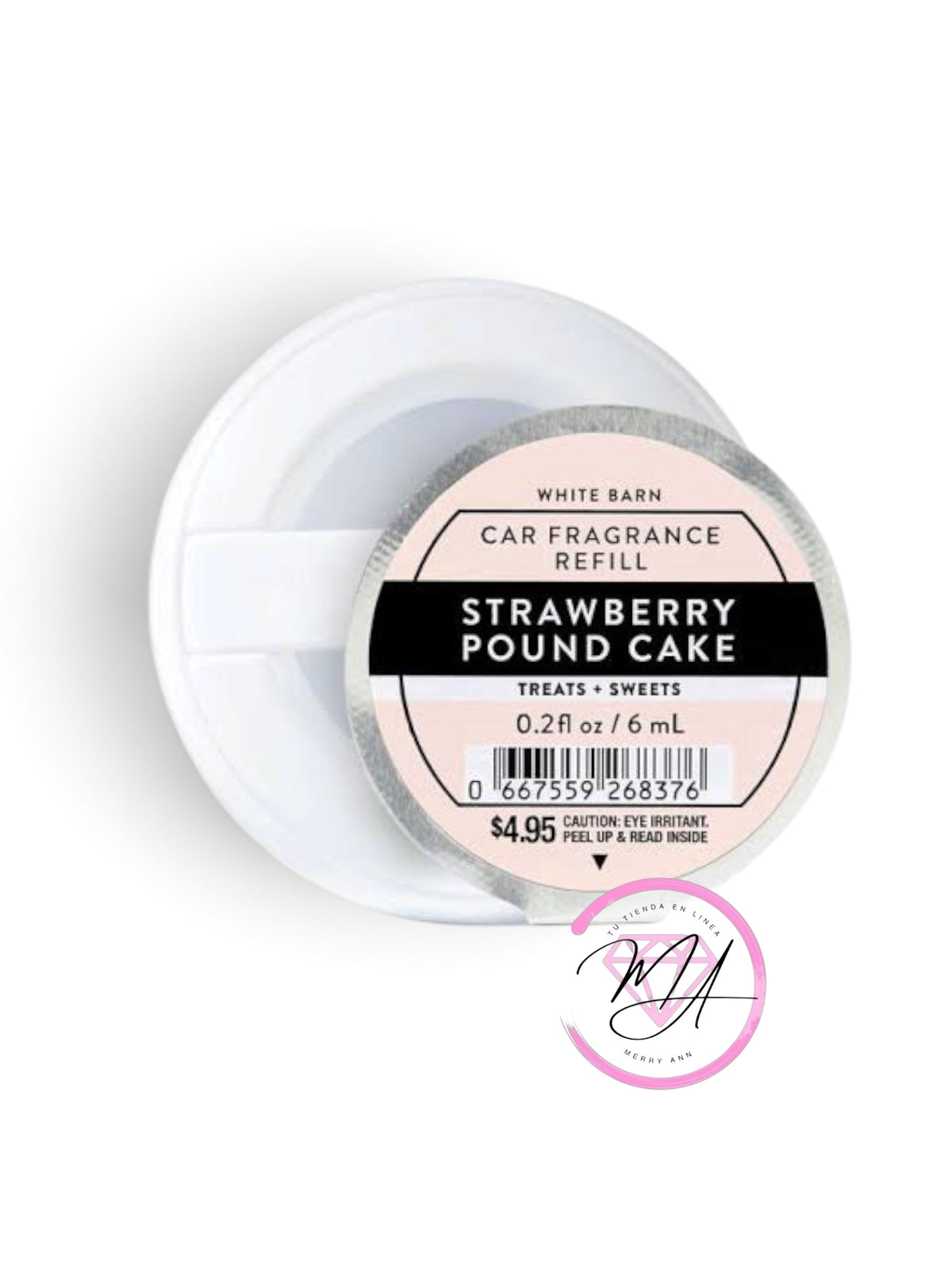Car Fragrance Refill Strawberry Pound Cake