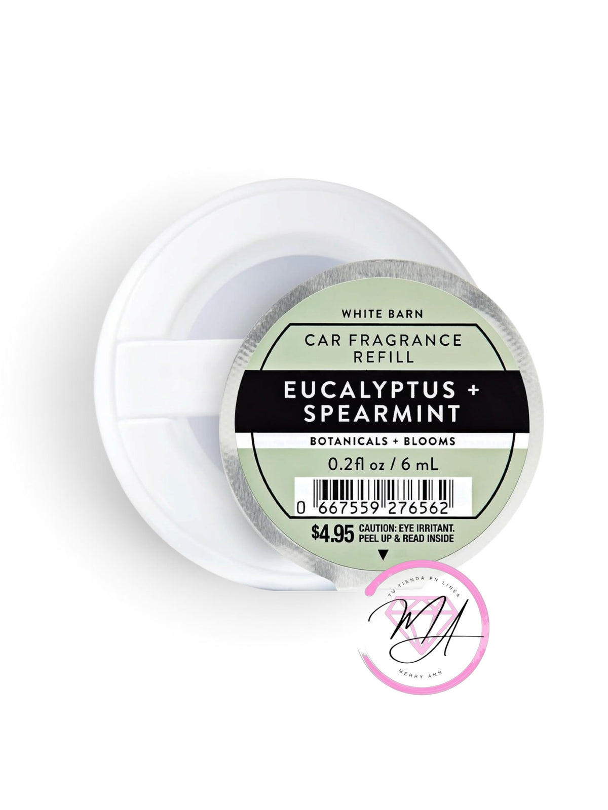 Car Fragrance Refill Eucalyptus + Spearmint