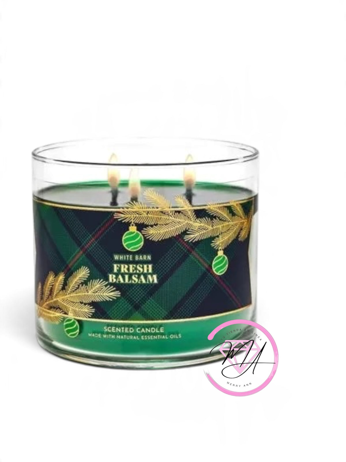 Vela 3 Mechas Fresh balsam