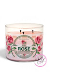 Vela 3 Mechas Rose