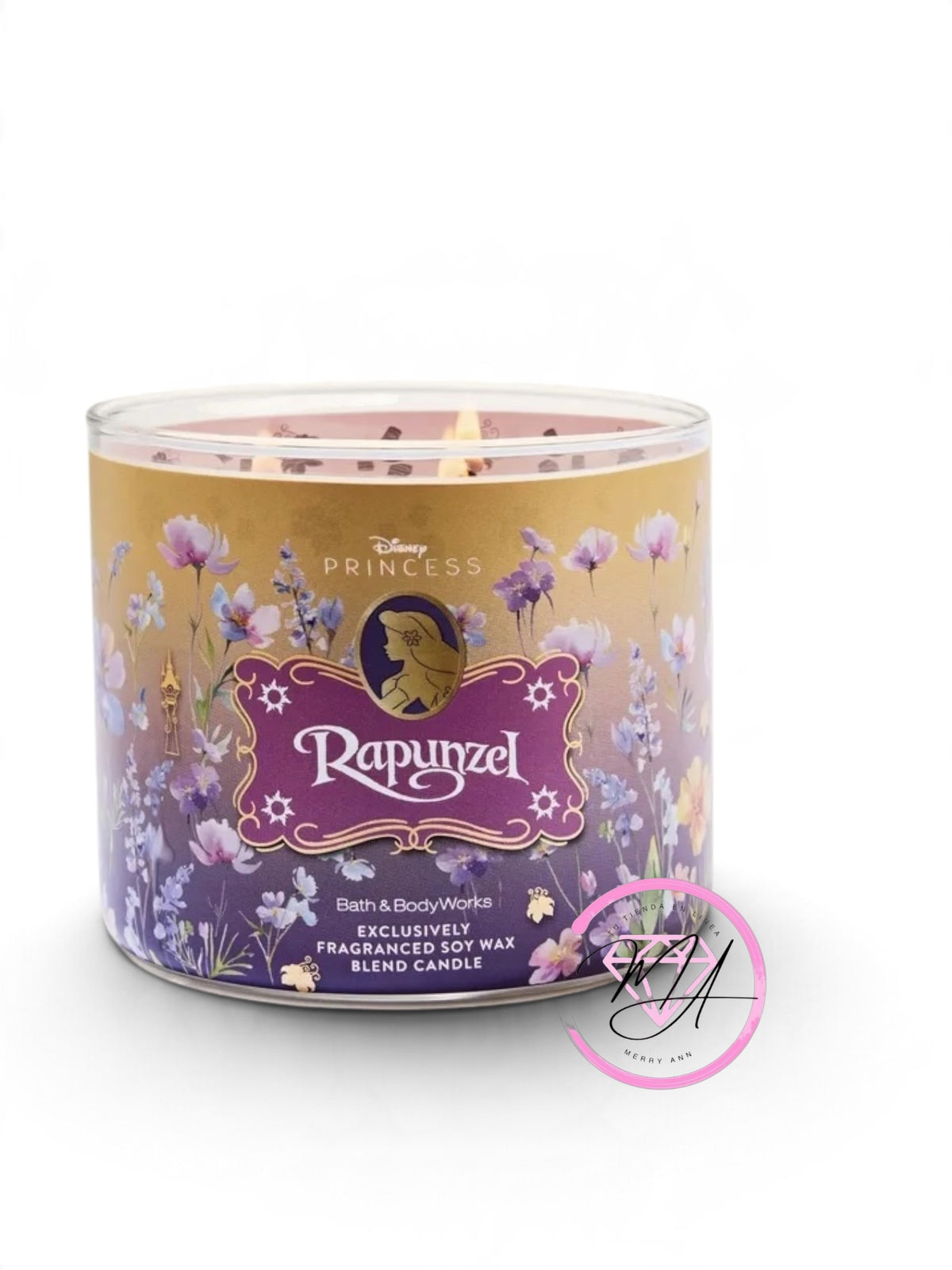 Vela 3 Mechas P rapunzel