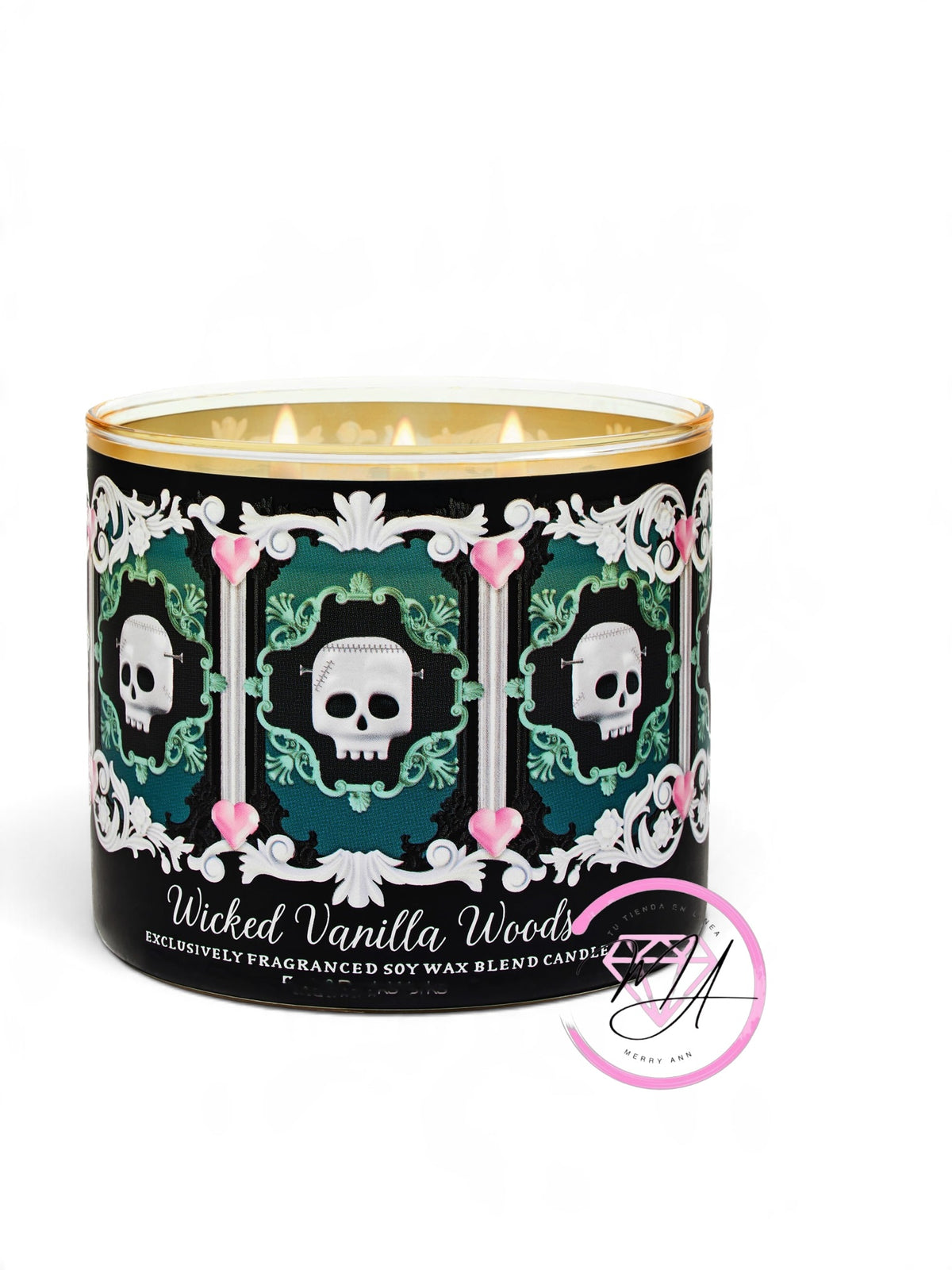 Vela 3 Mechas Wicked vanilla woods