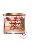 Vela 3 Mechas Pumpkin cupcake