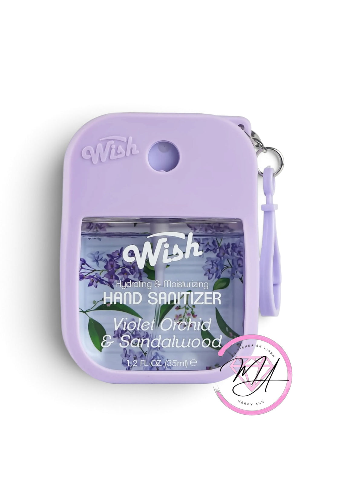 Hand Sanitizer WISH Violet Orchid & Sandalwood